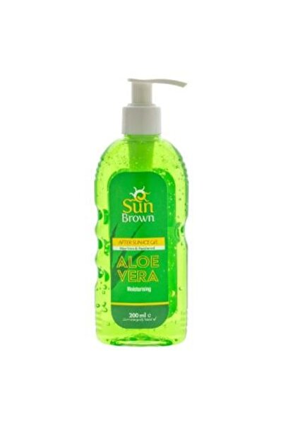 Sun Brown Sunbrow aloe vera moisturizing gel to soothe the skin after exposur...