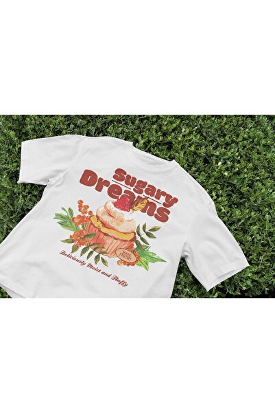 Grafftee Clothing Sugar Dreams Printed Unisex Oversize T-Shirt