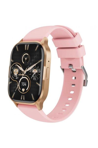 Xo Smartwatch Design J10 AMOLED 2.04 " BT NFC IP67 Auriu/Roz