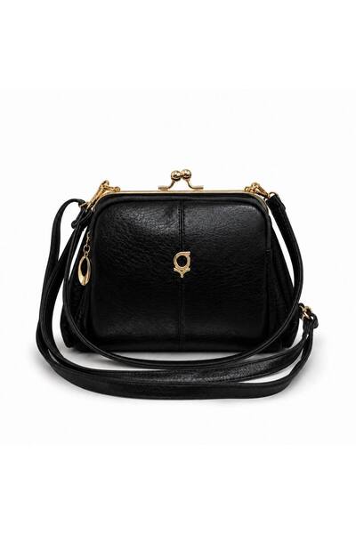 H&D COLLECTİON حقيبة نسائية من فابيان بثلاثة أقسام ومقبض مزدوج