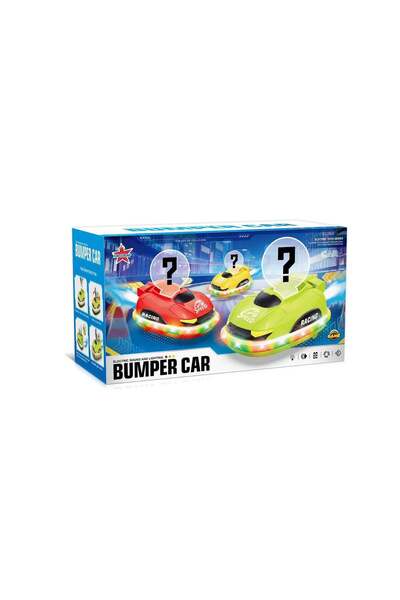 Toybox Cartoon Remote Control Bumper Car for Toddlers and Kids with Lights, S...