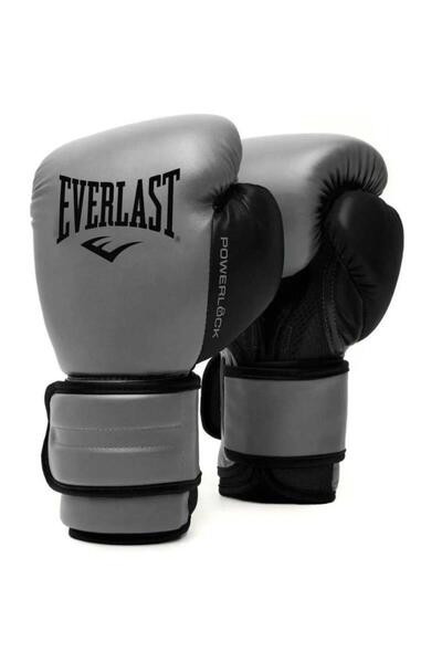 EVERLAST Powerlock 2R Training Glove Boks Eldiveni Charcoal (12OZ)