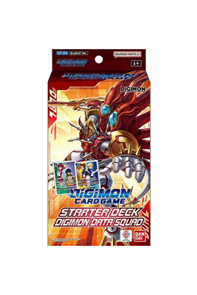 BANDAI Digimon Παιχνίδι Καρτών Αρχική Τράπουλα Data Squad ST24 Αγγλικά