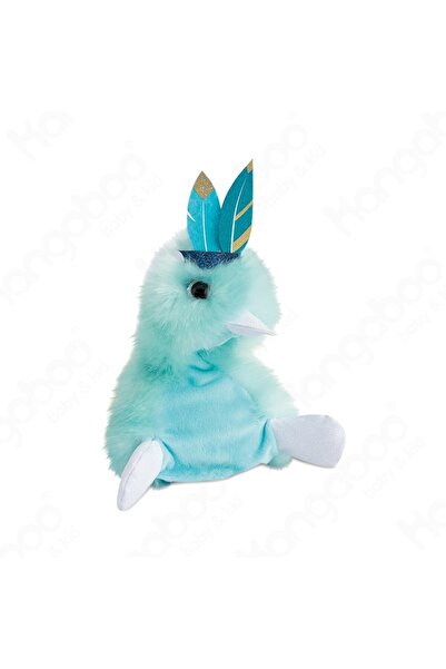 DOUDOU Jucărie de pluș, Rață Indiană Mentolată (turcoaz), 18cm