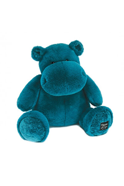 Histoire d'Ours HIPPOP Hipopotam albastru - 40 cm