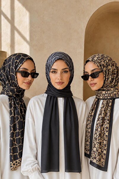 AFVENTE Wavy,Marble,Retro Square Pattern Soft Cotton Shawl Buy 3 Get 2
