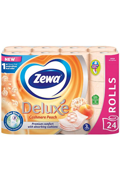 Zewa Hartie Igienica cu Parfum de Piersica 3 Straturi - Deluxe Cashmere Peach...