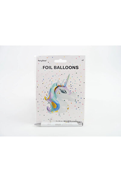 Partydeco Folie balon Unicorn, 73x90cm, mărimi asortate