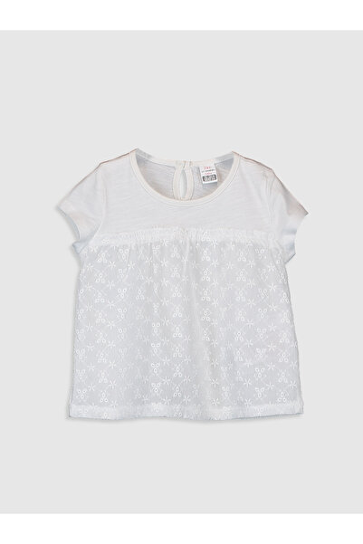 LC Waikiki Crew Neck Short Sleeve Baby Girls' T-Shirt