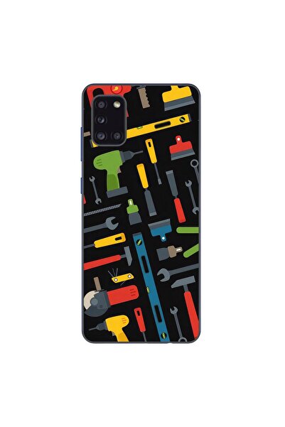 OEM Husa compatibila cu Samsung Galaxy A31 Silicon Gel Tpu Model Unelte Pattern