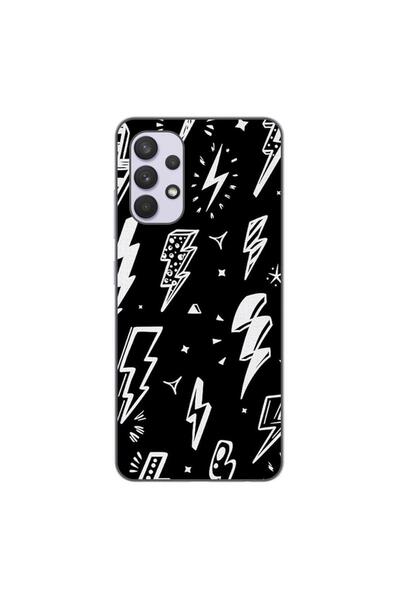 OEM Case compatible with Samsung Galaxy A32 4G Silicon Gel Tpu Lightnings Model