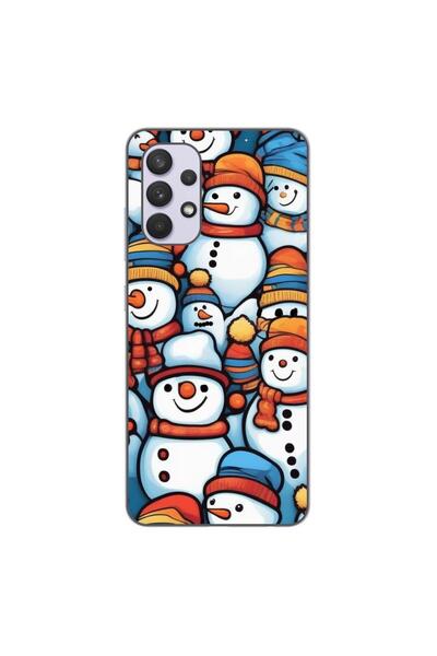 OEM Case compatible with Samsung Galaxy A32 5G Silicone Gel Tpu Model Snowman...