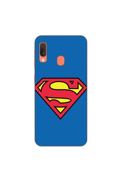 OEM Husa compatibila cu Samsung Galaxy A20e Silicon Gel Tpu Model Superman
