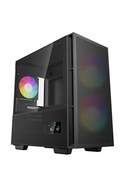 Kraft&dele Carcasă PC DeepCool CH360 Digital Micro ATX cu fereastră, neagră
