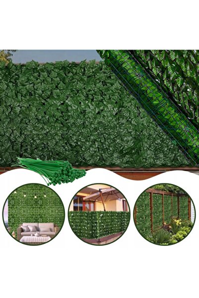Kraft&dele Placă decorativă artificială pentru perete, 1x15m, perete verde, p...