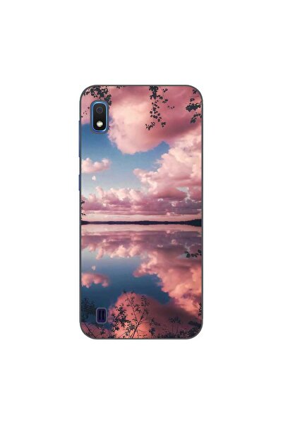 OEM Husa compatibila cu Samsung Galaxy A10 Silicon Gel Tpu Model Pink Clouds