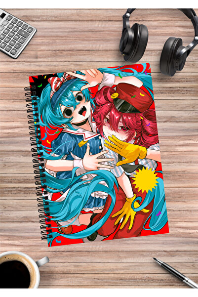 mertfigur Kasane Teto Hatsune Miku Neru Anime Spiral Notebook A5 (50 Sheets)