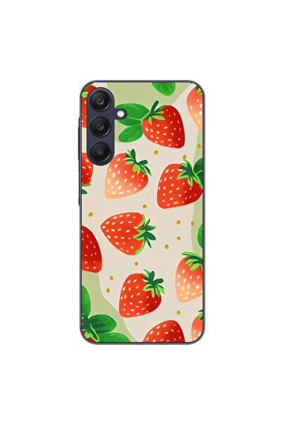 OEM Husa compatibila cu Samsung Galaxy A25 5G Silicon Gel Tpu Model Capsuni P...