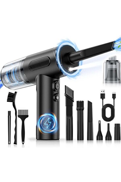 Generic Compressed Air Duster and Vacuum,Handheld Car Vacuum/Air Blower& Pump...