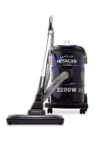 Hitachi Drum Vacuum Cleaner 2200 Watts, 21L Tank, Aero Power Brush, Metal Pip...