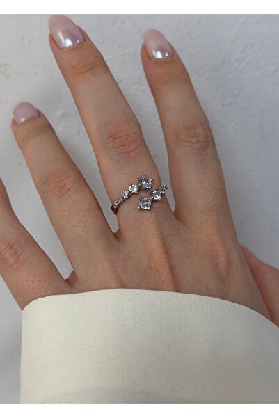 KİLİGİSTANBUL Lyra Stone Front Adjustable Ring