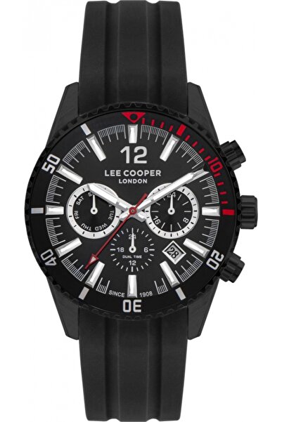 Lee Cooper Ceas bărbătesc LC07628.651 — ceas negru, la modă, ideal ca un cadou.