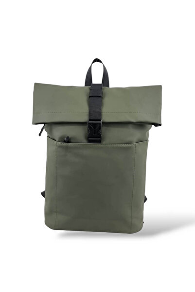 MCan Αδιάβροχο Σακίδιο Πλάτης Rolltop 42x13x25 M152. 15 λίτρα - Πράσινο