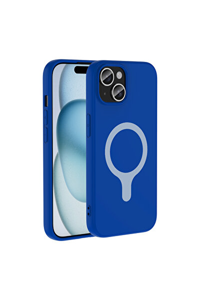 Nezih Case iPhone 15 Uyumlu Magsafe Sarj Destekli Soft Design Premium Kapak