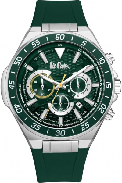 Lee Cooper Ceas de modă pentru bărbați LC08003.377 — verde.