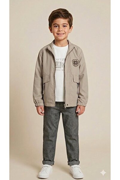 aykidsclup Boy's 3-Piece Combination Set Seasonal Jacket T-Shirt Jean Pants-3...