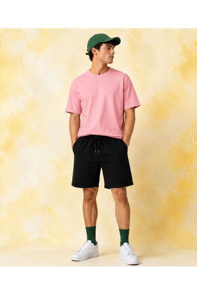 HRM COLLECTİVE Shorts 2 Pieces for Daily Wear Black and Gray