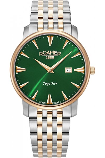 Roamer Ceas bărbătesc 992857 49 75 50 — verde, clasic, pentru cupluri.