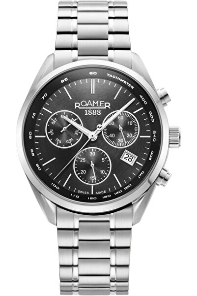 Roamer Ceas bărbătesc 993819 41 85 20 — ceas sport din oțel inoxidabil, potri...