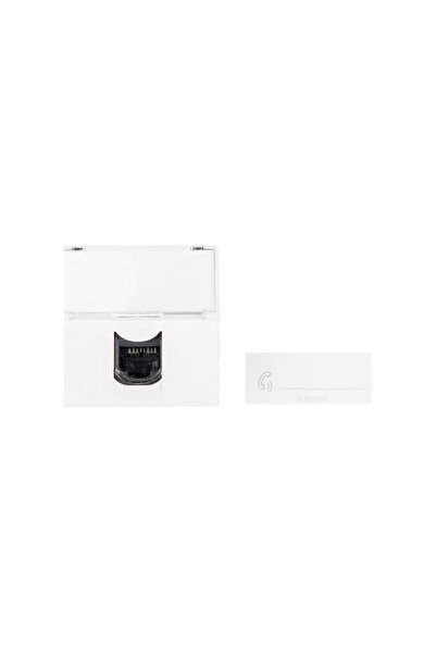 Legrand Priză Mosaic, Legrand, RJ45 UTP, 2 componente, Alb