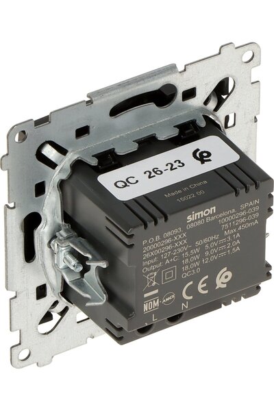 Kontakt-Simon Priză de încărcare DEC2CA.01/49-SIMON54 Premium USB 5 V DC/3.1 A