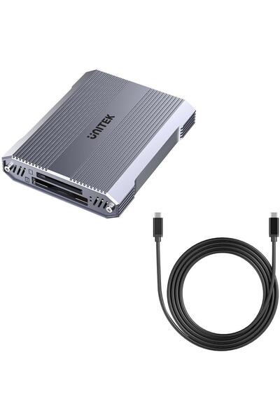 Unitek Cititor de carduri de memorie CF Express, SD/microSD, USB-A 10 Gbps + HUB