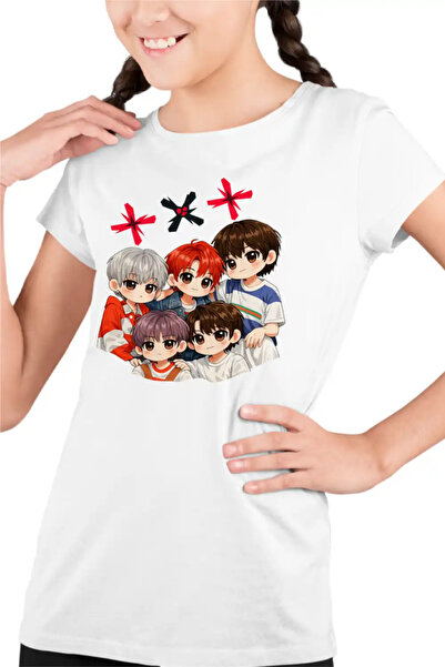 OEM Tricou Copii Fete Tomorrow X Together Kpop Merch