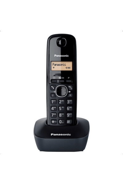 PANASONIC KX-TG 1611 Ασύρματο Τηλέφωνο Μαύρο