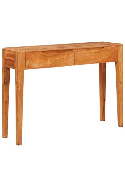 vidaxl Masă de consolă Maro 110 x 30 x 80 cm Lemn Solid de Acacia