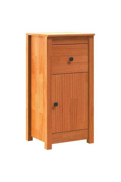 vidaxl Bufet Maroniu cerat 39 x 34,5 x 80 cm Lemn de pin masiv