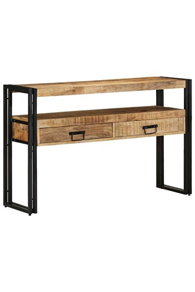 vidaxl Masă de consolă Maro 120 x 33 x 75 cm Lemn de mango solid