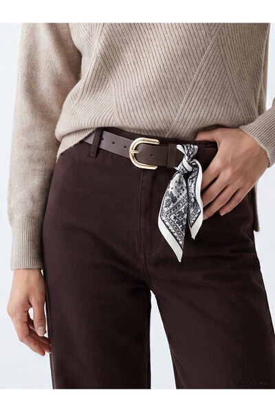 LC Waikiki Peak New Season Women's Belt with Scarf Accessory
