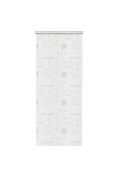 vidaxl Perdea de duș 80 x 240 cm Splash Print