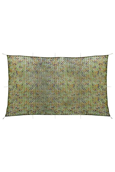 vidaxl Plasă de camuflaj cu husă de depozitare, verde, 3 x 6 m