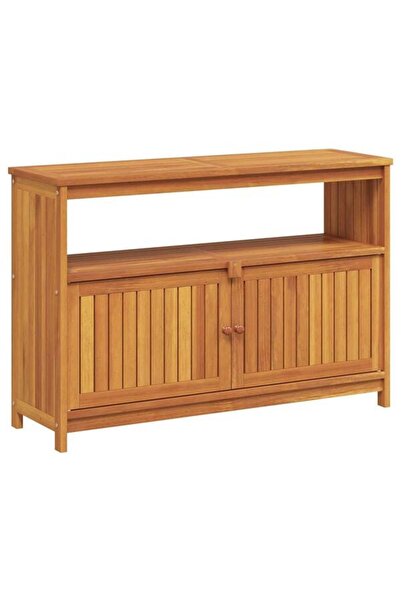 vidaxl Masă consolă, 110 x 35 x 75 cm, lemn masiv de salcâm