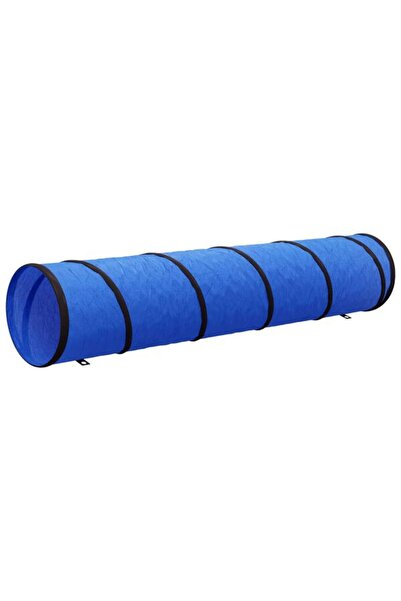 vidaxl Tunel pentru câini, Albastru, Ø 40 x 200 cm, Poliester
