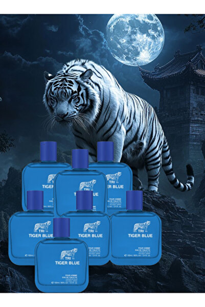 trı 7 Pieces Tiger Blue Perfume 100ML