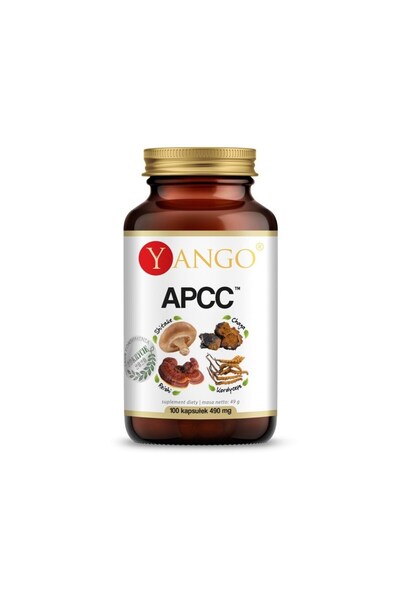 YANGO Apcc-reishi, Kordyceps, Shitake, Chaga