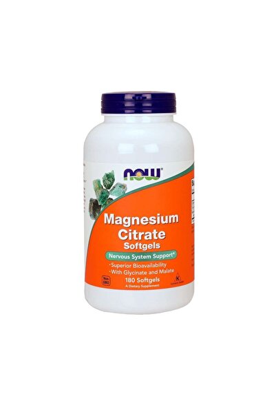 Now Foods Magnesium Citrate Cytrynian Magnezu