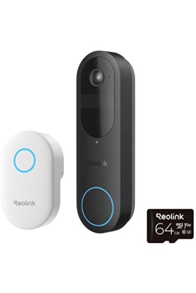 ReoLink Sonerie video wireless, 2K 4MP, WiFi Dual-Band, Baterie, 150 °   Vizu...